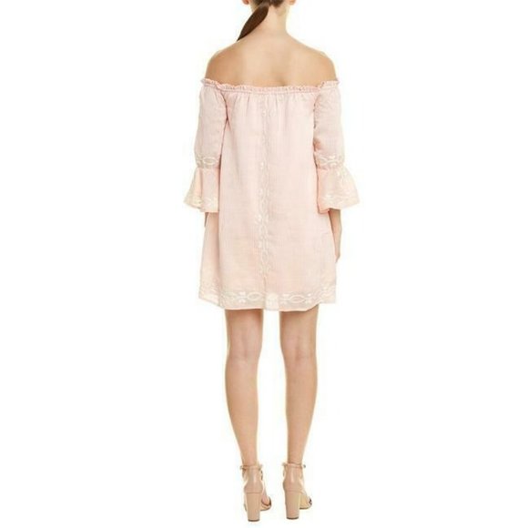 Antrhropologie Foxiedox Soft Pink Off Shoulder XS - Picture 2 of 9